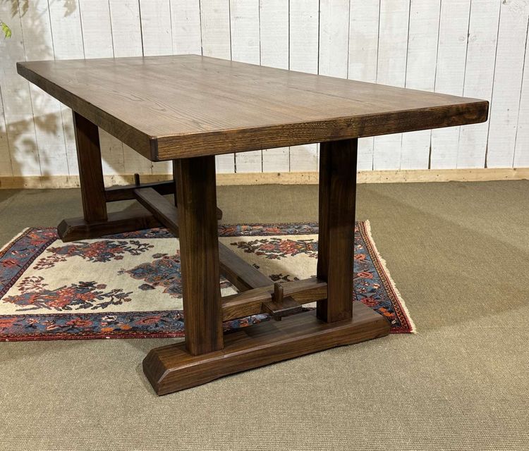 1970s elm monastery-style table