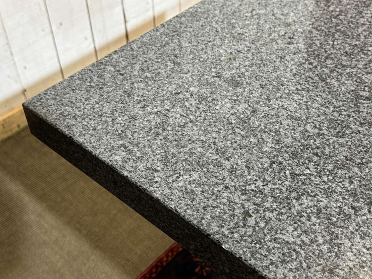 Marble table with cast-iron base, mid-20th century piece