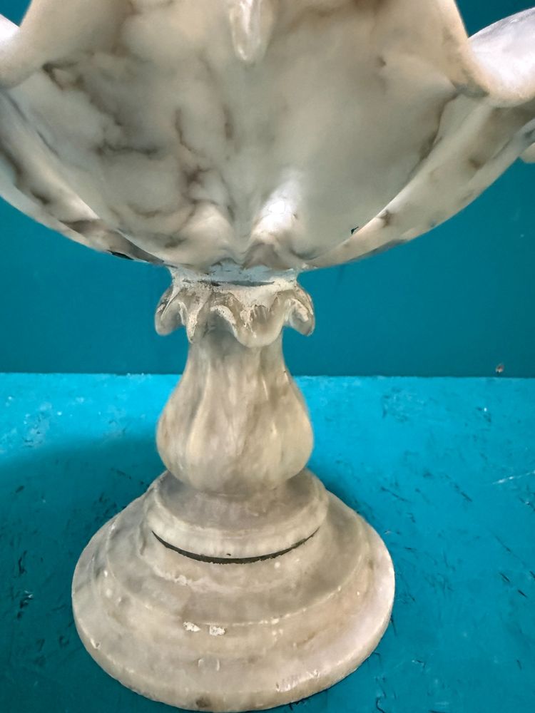 Centre de table en marbre du XIXe siècle, 20 x 24 cm
