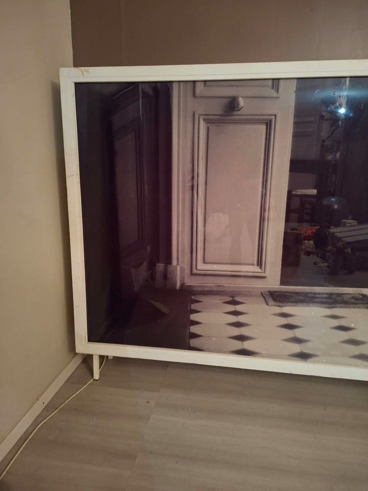 Grande lampada decorativa luminosa – Pannello retroilluminato – 250 cm - design anni '70 