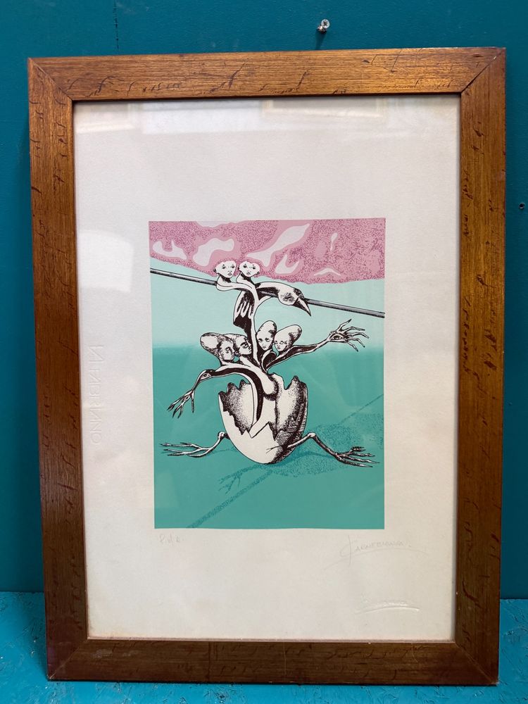 Artist's Proof Lithograph, Enzo Carnebianca, 56x43 cm