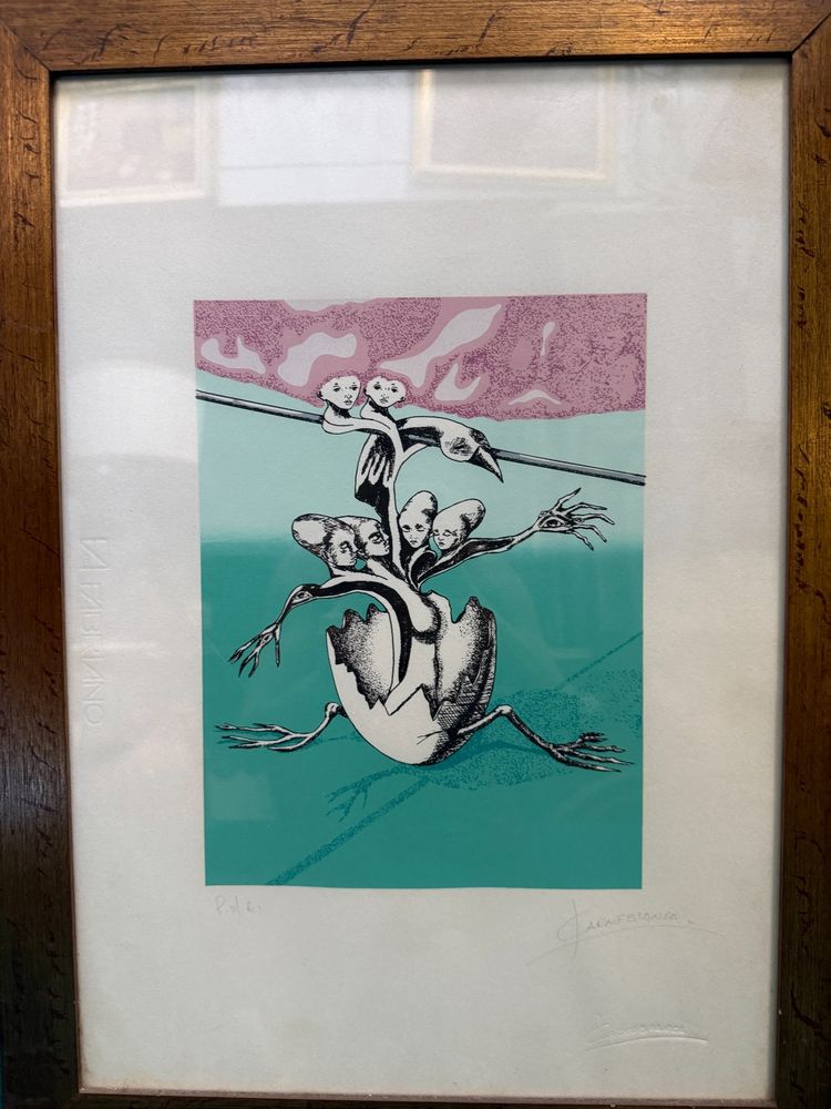 Artist's Proof Lithograph, Enzo Carnebianca, 56x43 cm