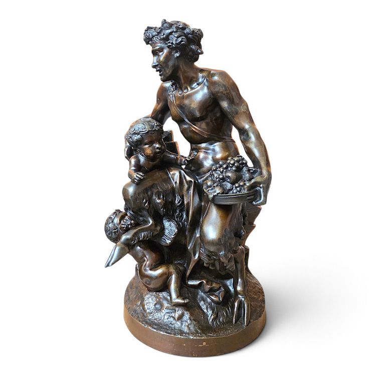 Important 19th-century bronze sculpture signed by Clodion