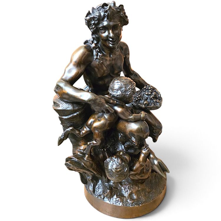 Important 19th-century bronze sculpture signed by Clodion