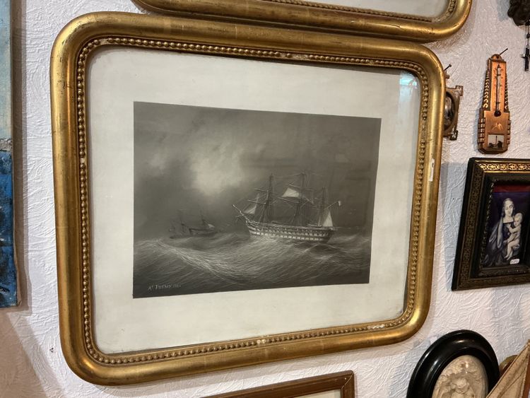 Dessin signé A.T. FREMY 1860
