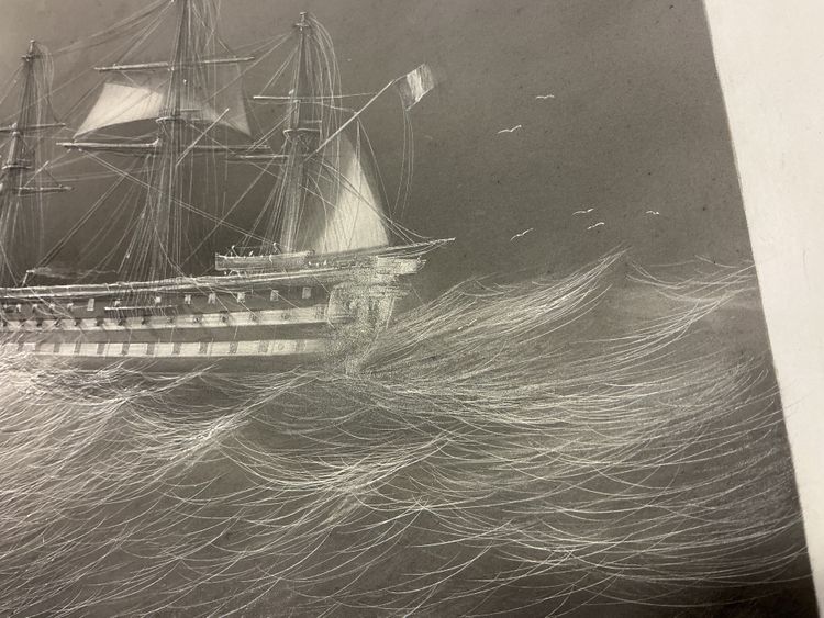 Dessin signé A.T. FREMY 1860