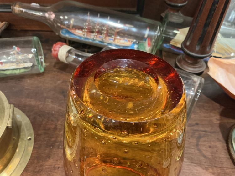 Murano crystal vase