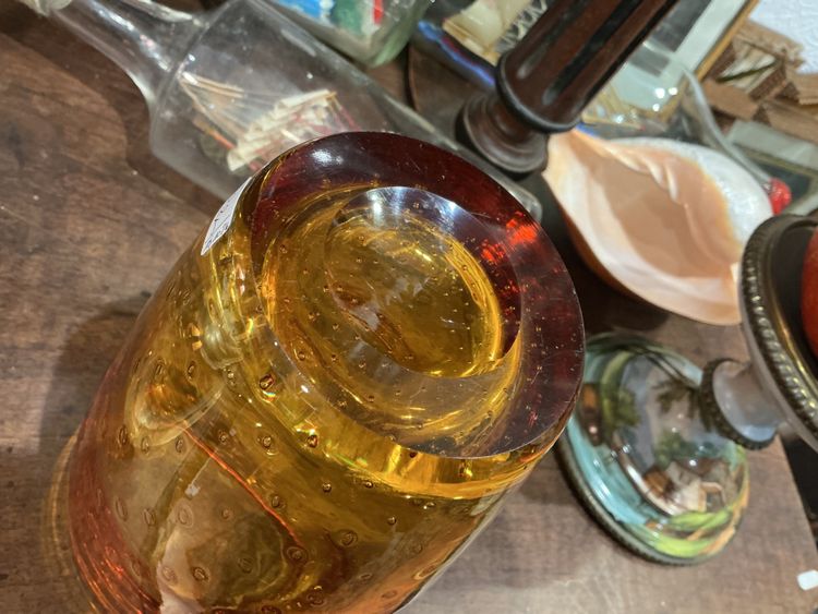 Murano crystal vase