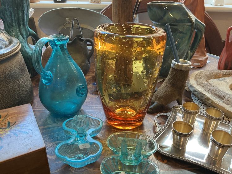 Murano crystal vase