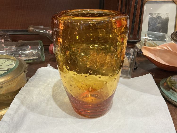 Murano crystal vase