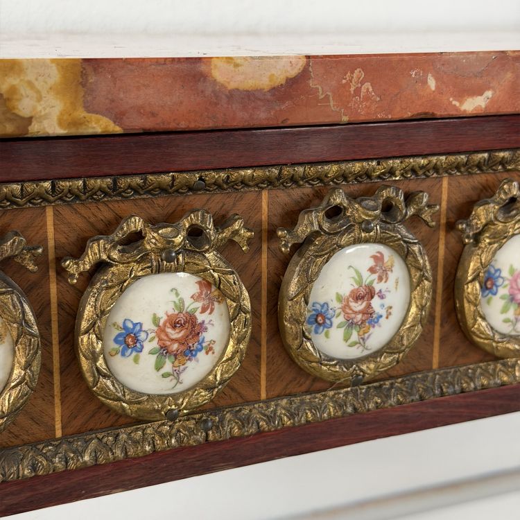 Console con specchiera in mogano in stile Luigi XVI, Francia, inizio XX secolo