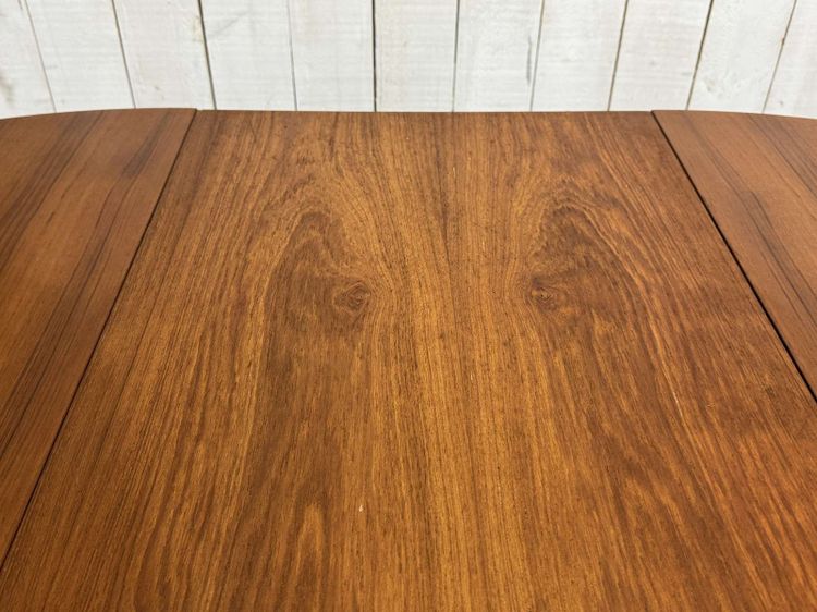 1970s teak table with 1 extension