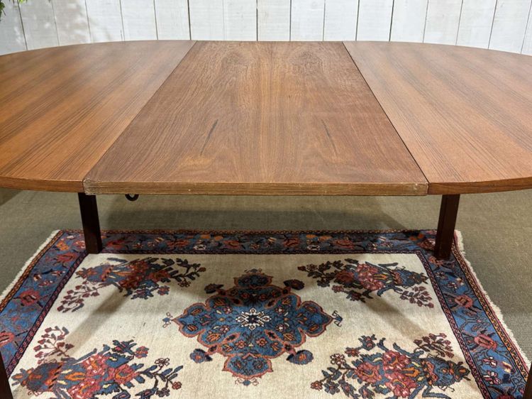 1970s teak table with 1 extension