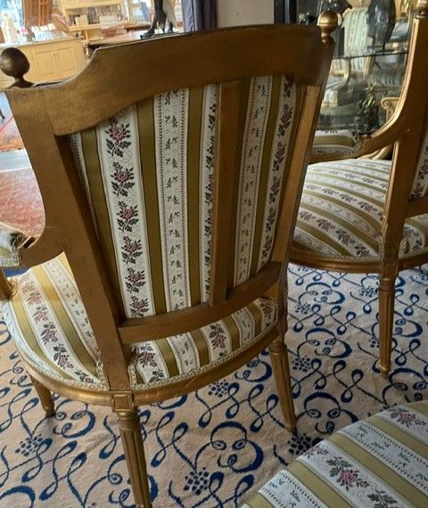 Fauteuils cabriolets d'époque LOUIS XVI
