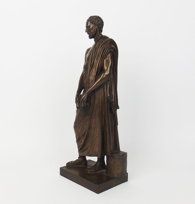 "Demosthenes" Bronze sculpture by Barbedienne