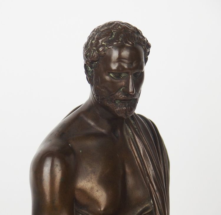 "Demosthenes" Bronze sculpture by Barbedienne