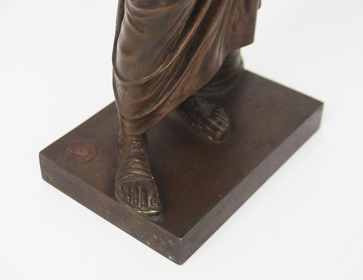 "Demosthenes" Bronze sculpture by Barbedienne