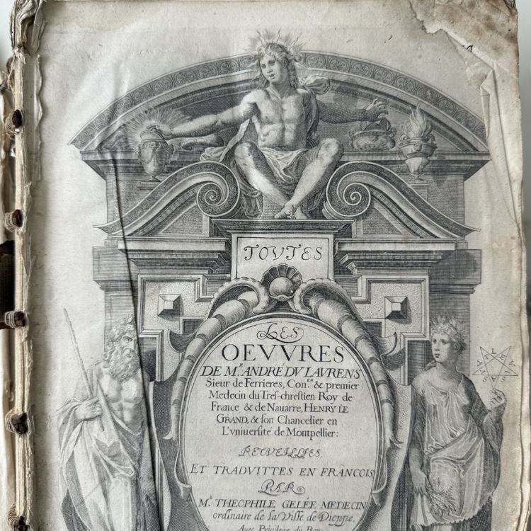 The Complete Anatomical Works of André du Laurens, dated 1621