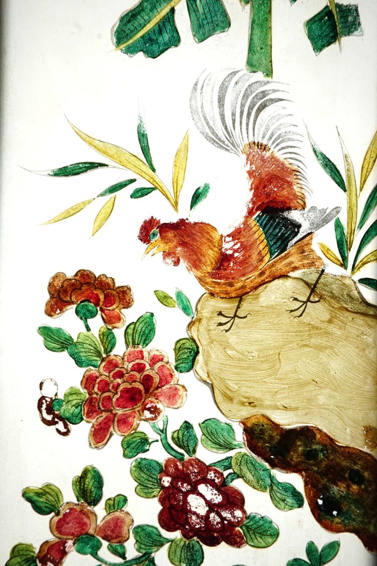 Panneaux de paravent de table asiatique