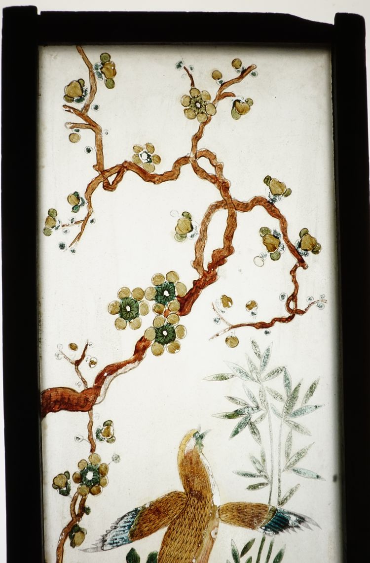 Panneaux de paravent de table asiatique