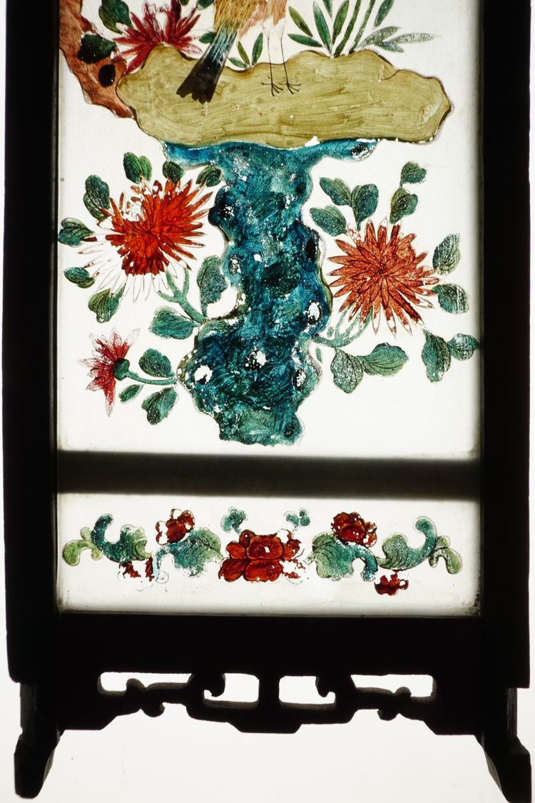 Panneaux de paravent de table asiatique