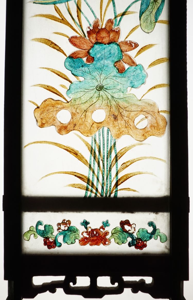 Panneaux de paravent de table asiatique
