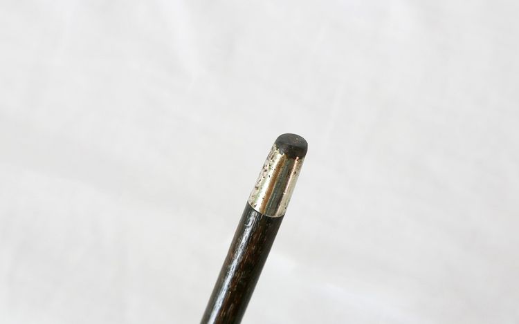 Rosewood and solid silver cane 19th century