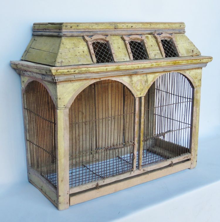 Cage à oiseaux XIXe siècle. 