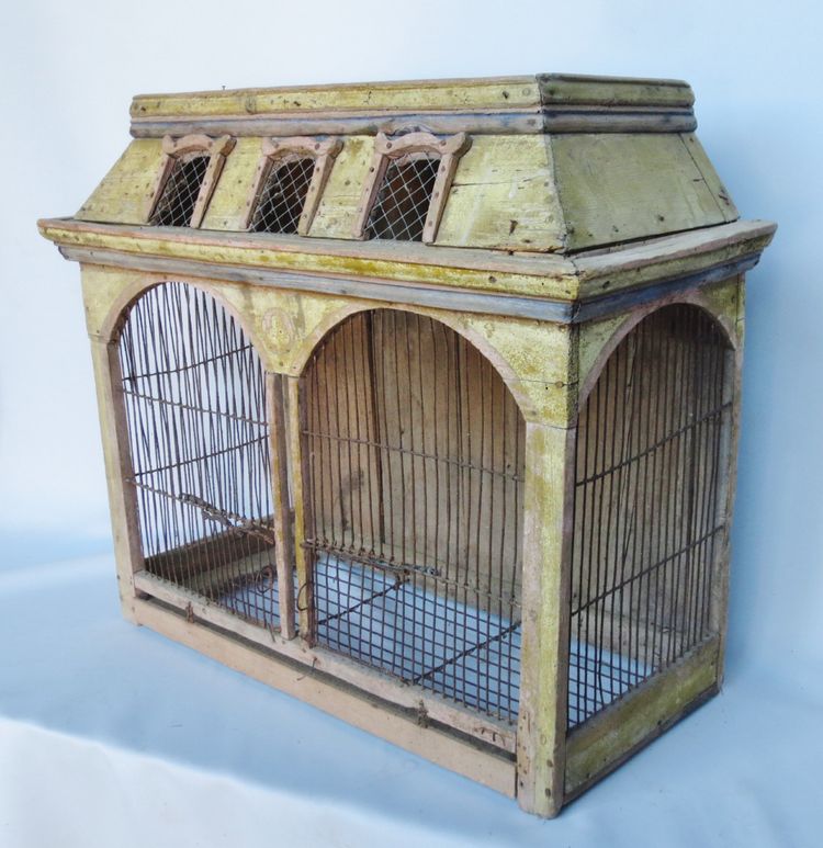 Cage à oiseaux XIXe siècle. 