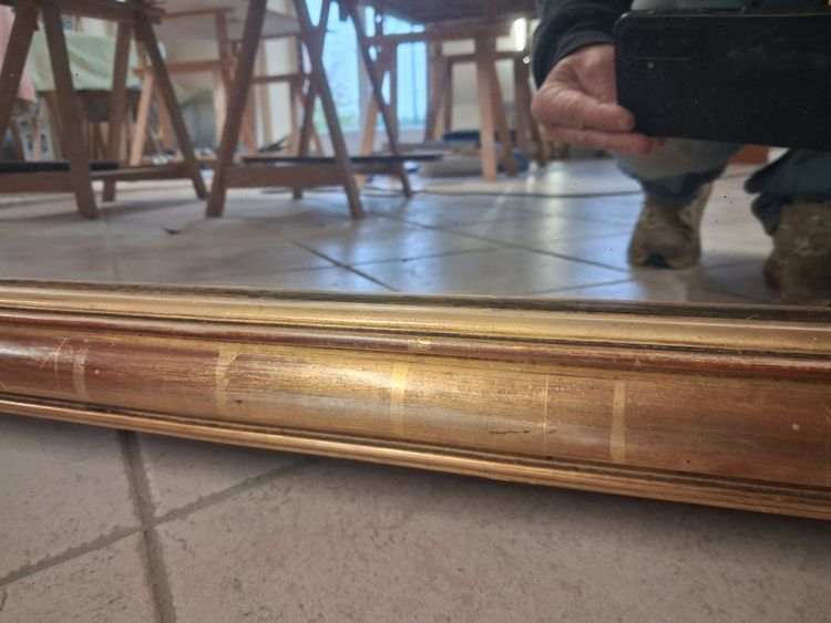 Specchio del XIX secolo in stile Luigi XVI  170 x 94