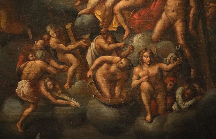 The Last Judgment (after Michelangelo), 17th-century Roman Painter