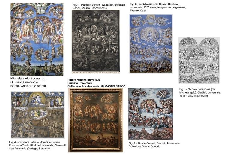 The Last Judgment (after Michelangelo), 17th-century Roman Painter