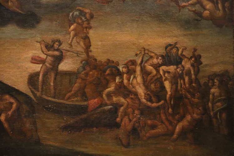 The Last Judgment (after Michelangelo), 17th-century Roman Painter