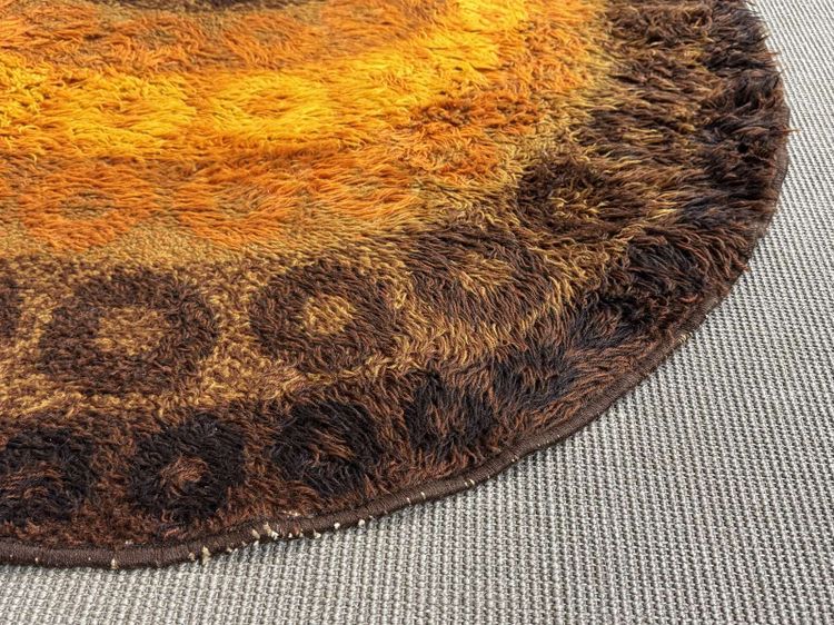 1970s wool rug - 1.94 m x 1 m