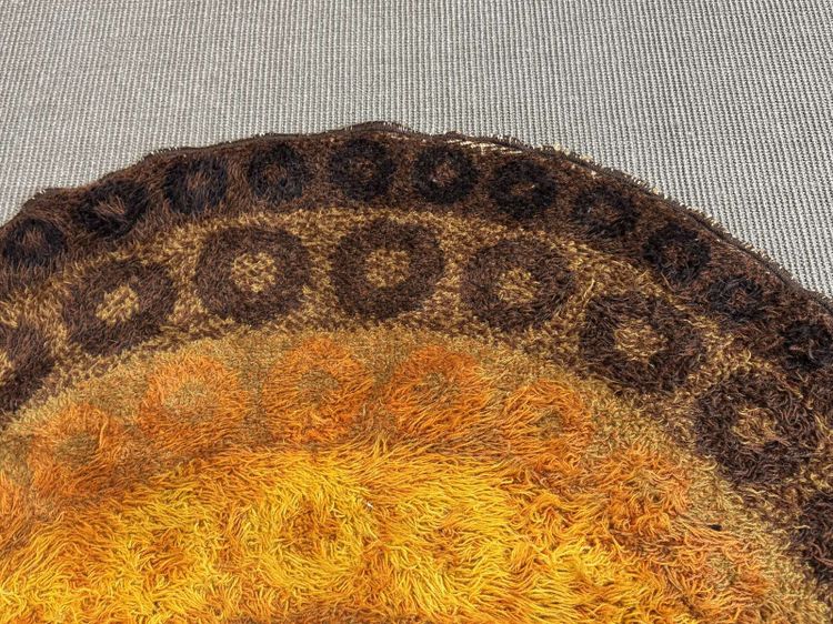 1970s wool rug - 1.94 m x 1 m