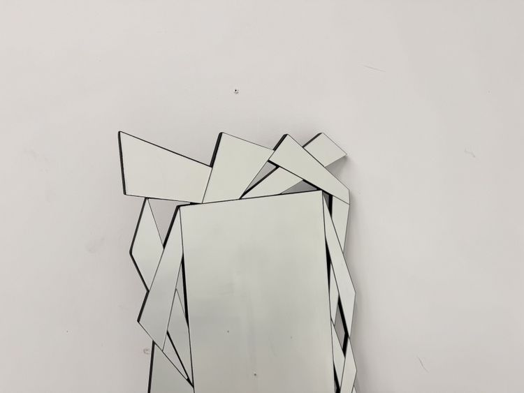 Graphic faceted mirror, 2000s