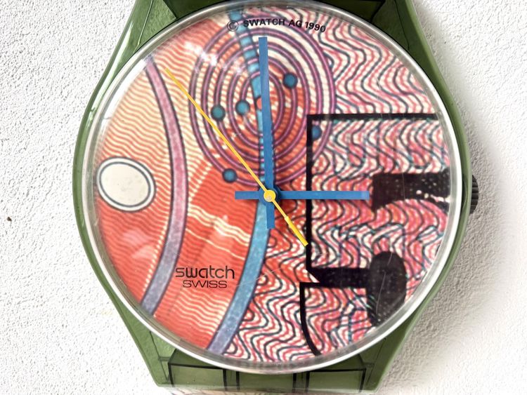 1990 Maxi Swatch wall clock, a giant 2-meter clock