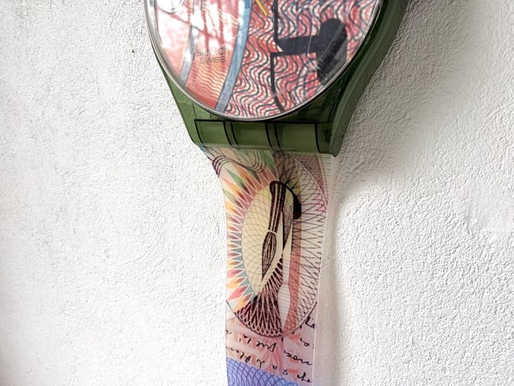 1990 Maxi Swatch wall clock, a giant 2-meter clock