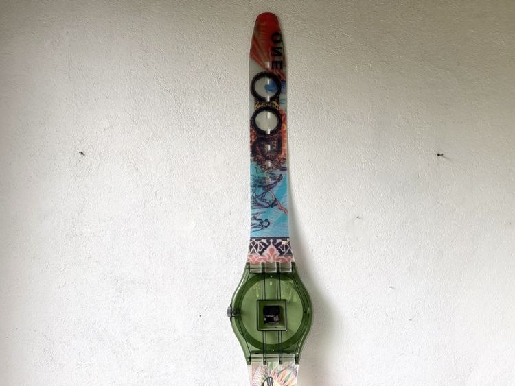 1990 Maxi Swatch wall clock, a giant 2-meter clock