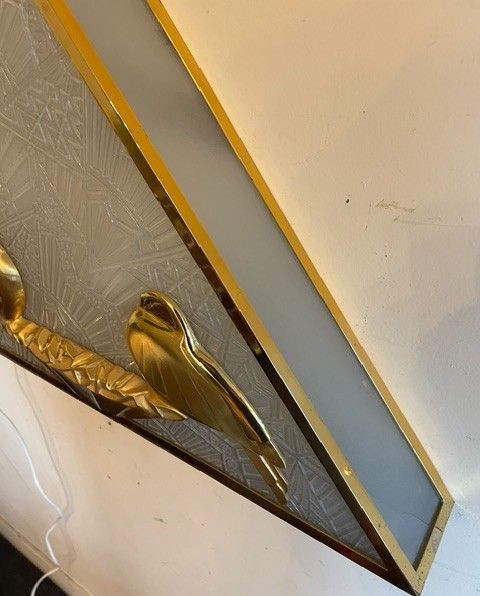 Art-déco-Wandleuchte