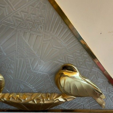 Art-déco-Wandleuchte