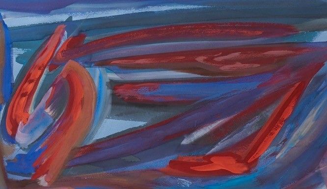 Spontane Geste, farbliche Spannung – James Pichette 