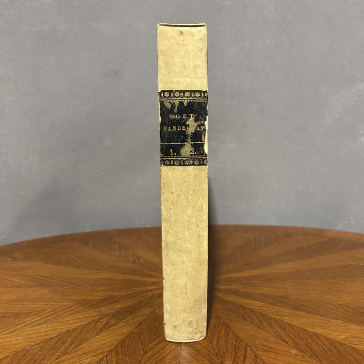 Johannes Voet, Ad Pandectas – Trattato di diritto romano, 1827