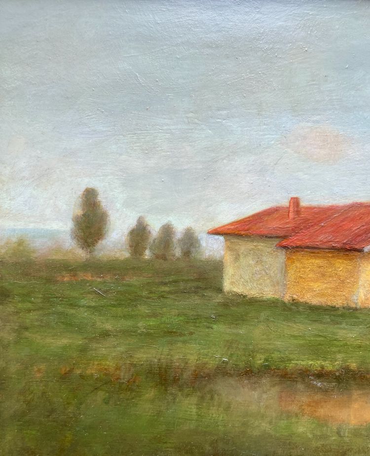 Ländliche Landschaft im bäuerlichen Stil