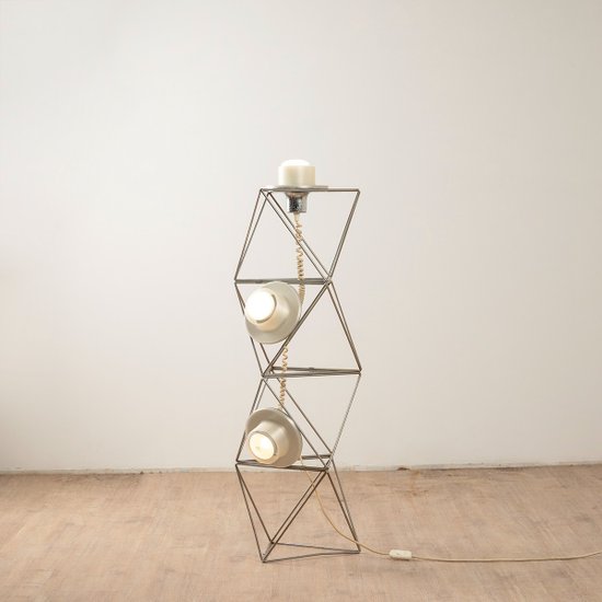 Floor lamp "Poliedra" Felice Ragazzo for Guzzini