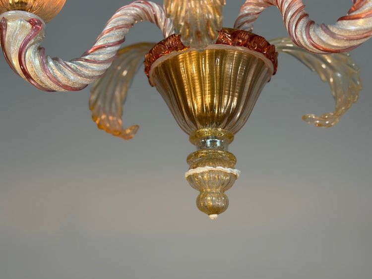 Small Venetian chandelier in Murano glass, circa 1940