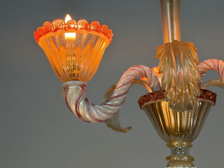 Small Venetian chandelier in Murano glass, circa 1940