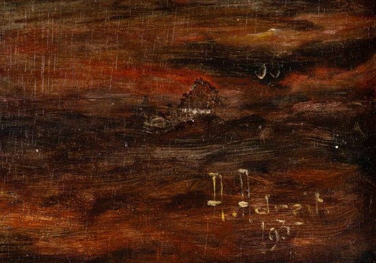 Pair Of Orientalist Paintings Oil On Mahogany Panels 20th Century