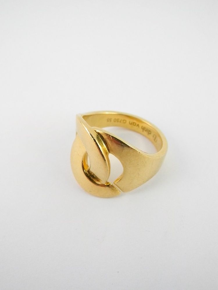 Ring „Dinh Van“ – Handschellen, großes Modell, aus Gelbgold
