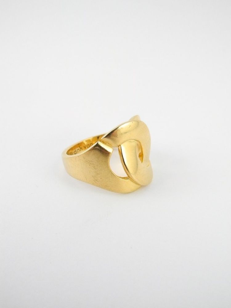 Ring „Dinh Van“ – Handschellen, großes Modell, aus Gelbgold
